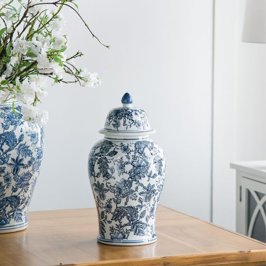 シノワズリ 花瓶 高さ47cm