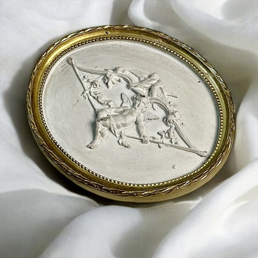 クラシック 壁掛 オーバル エンジェル 天使