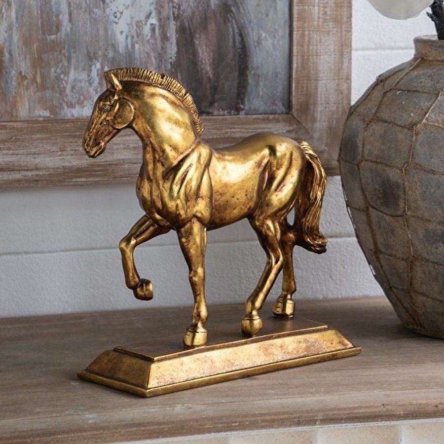 ホース オブジェ 高さ31.5cm