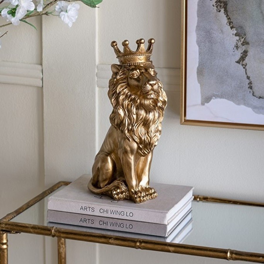 ライオン オブジェ 高さ33cm