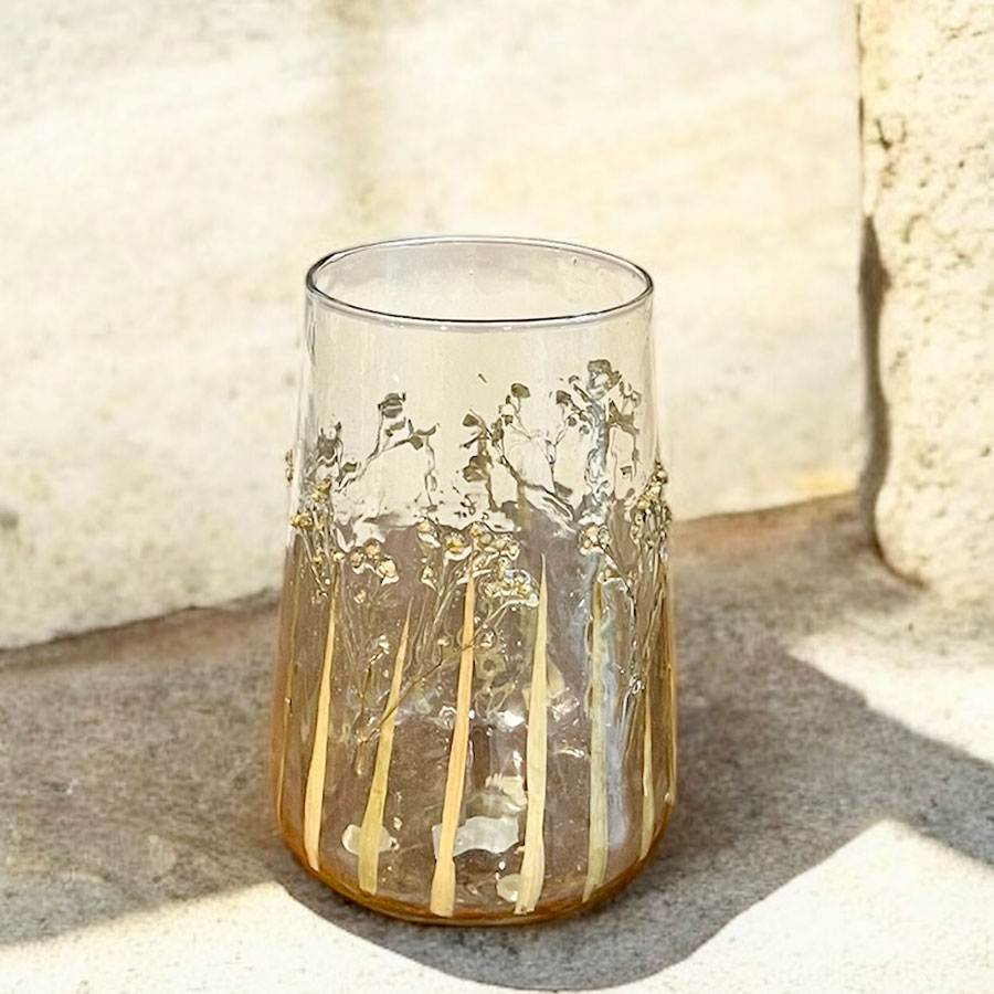 ボタニカル フラワーベース 高さ17.5cm