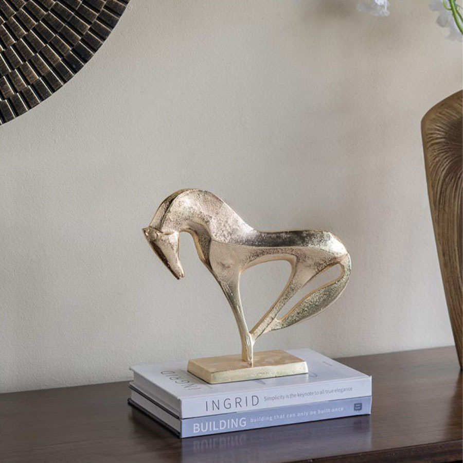 ホース オブジェ 高さ24.5cm