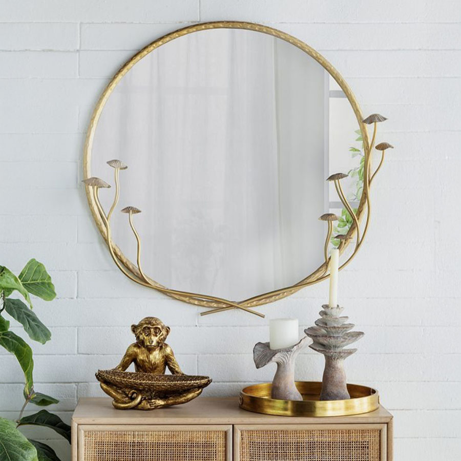 小物入れ モンキー ゴールド 高さ25cm