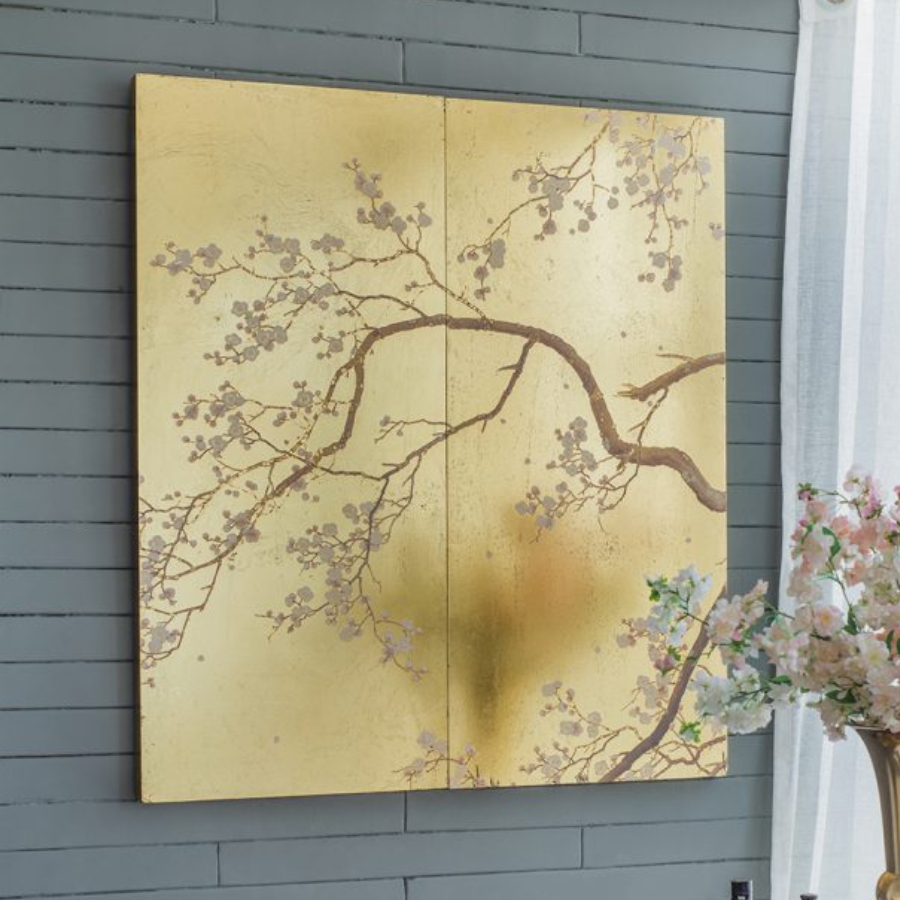 クラシックモダン・壁掛2ケセット・ゴールド