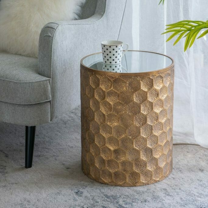 モダン・サイドテーブル・ドラム