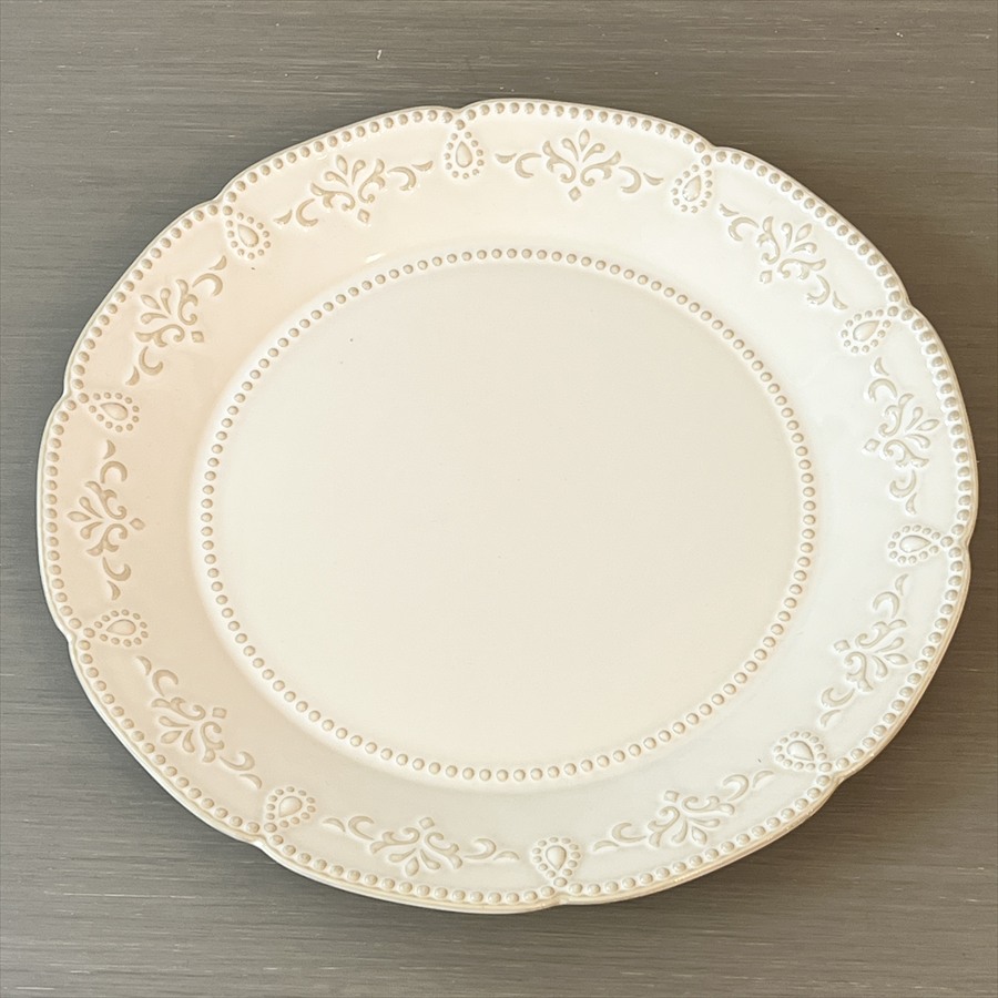 プレート レース レリーフ 27cm