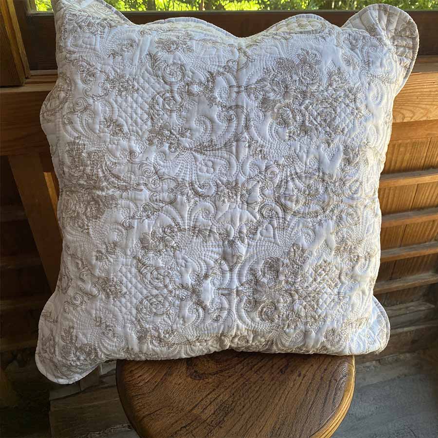 クッションカバー fina beige フィナベージュキルトシリーズ