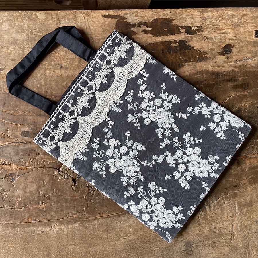 トートバッグ maria veil マリアベージュブラックシリーズ