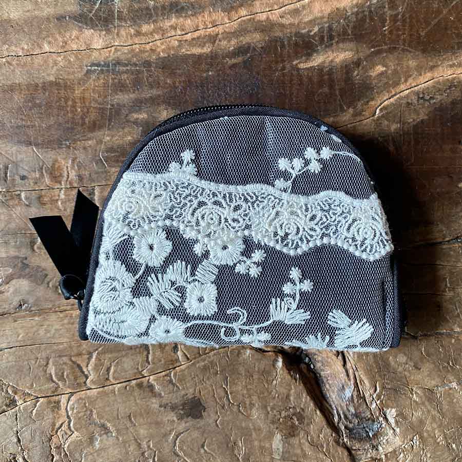 アクセサリーポーチ maria veil マリアベージュブラックシリーズ