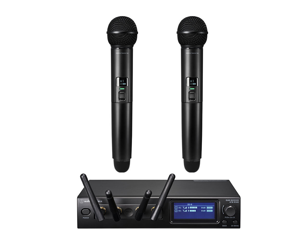 audio-technica（オーディオテクニカ）　ワイヤレスハンドマイクSYSTEM 20 PRO ATW-1422・音声ケーブルセット