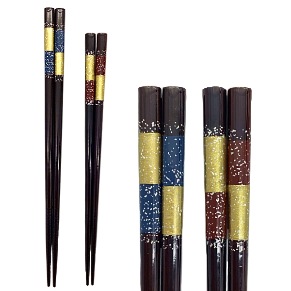 【日本製】塗箸　星屑
