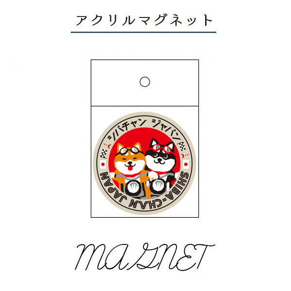 【日本製】【インバウンド】アクリルマグネット　柴ちゃん