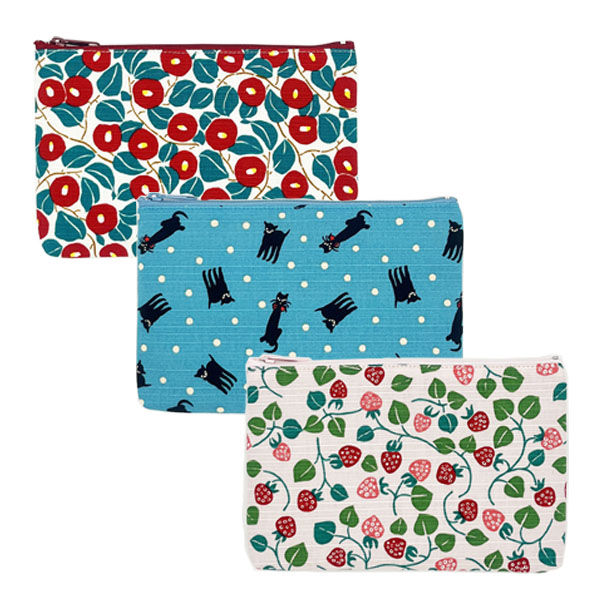 【日本製】夢二　平ポーチ小