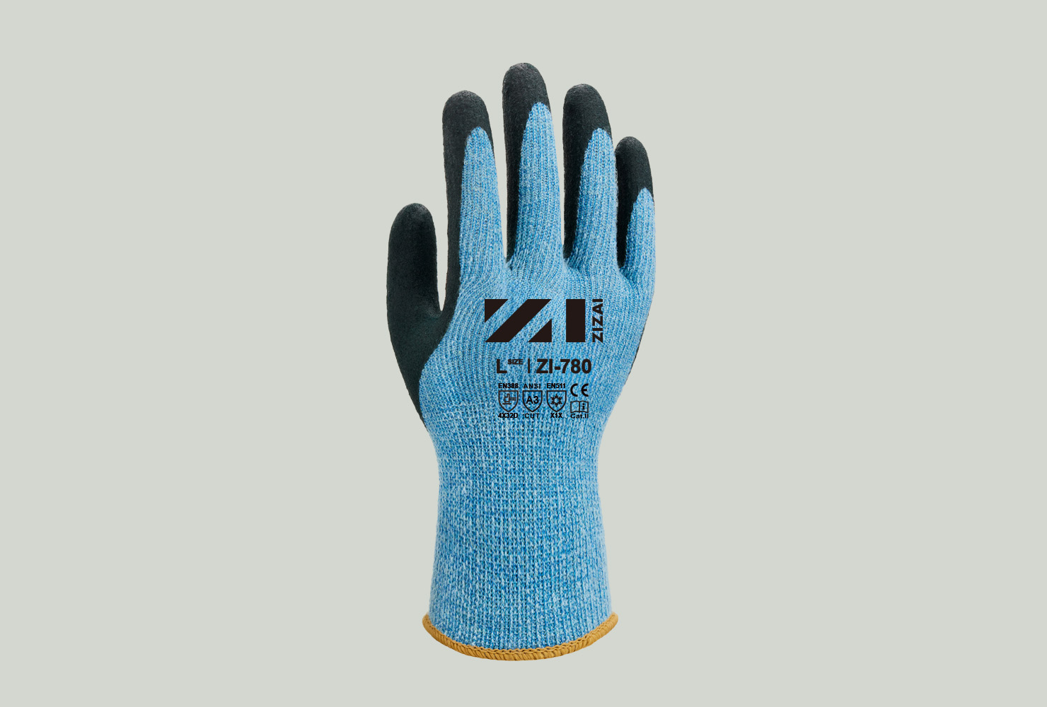 薄手 ニトリル背抜き 耐切創手袋 ZIZAI ZI-787 | 耐切創手袋