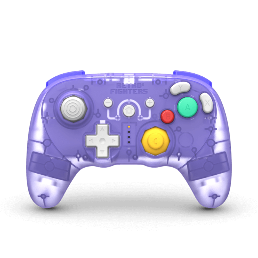 BattlerGC Pro Wireless GC™/Wii™/Switch™/PC対応 ワイヤレスコントローラ クリア【全４色】