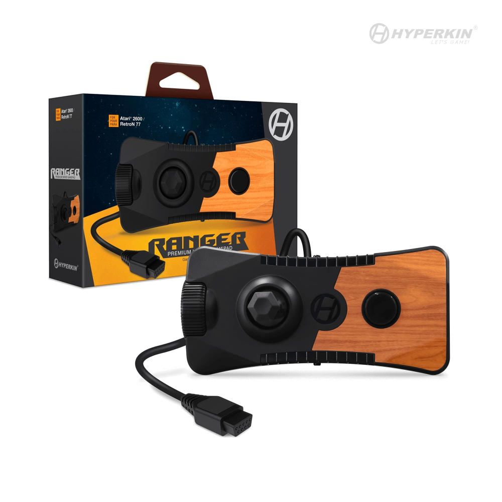 Hyperkin Ranger プレミアム 有線ゲームパッド – ATARI 2600 / Retron 77 互換 レトロゲーム対応モダンスタイルコントローラ