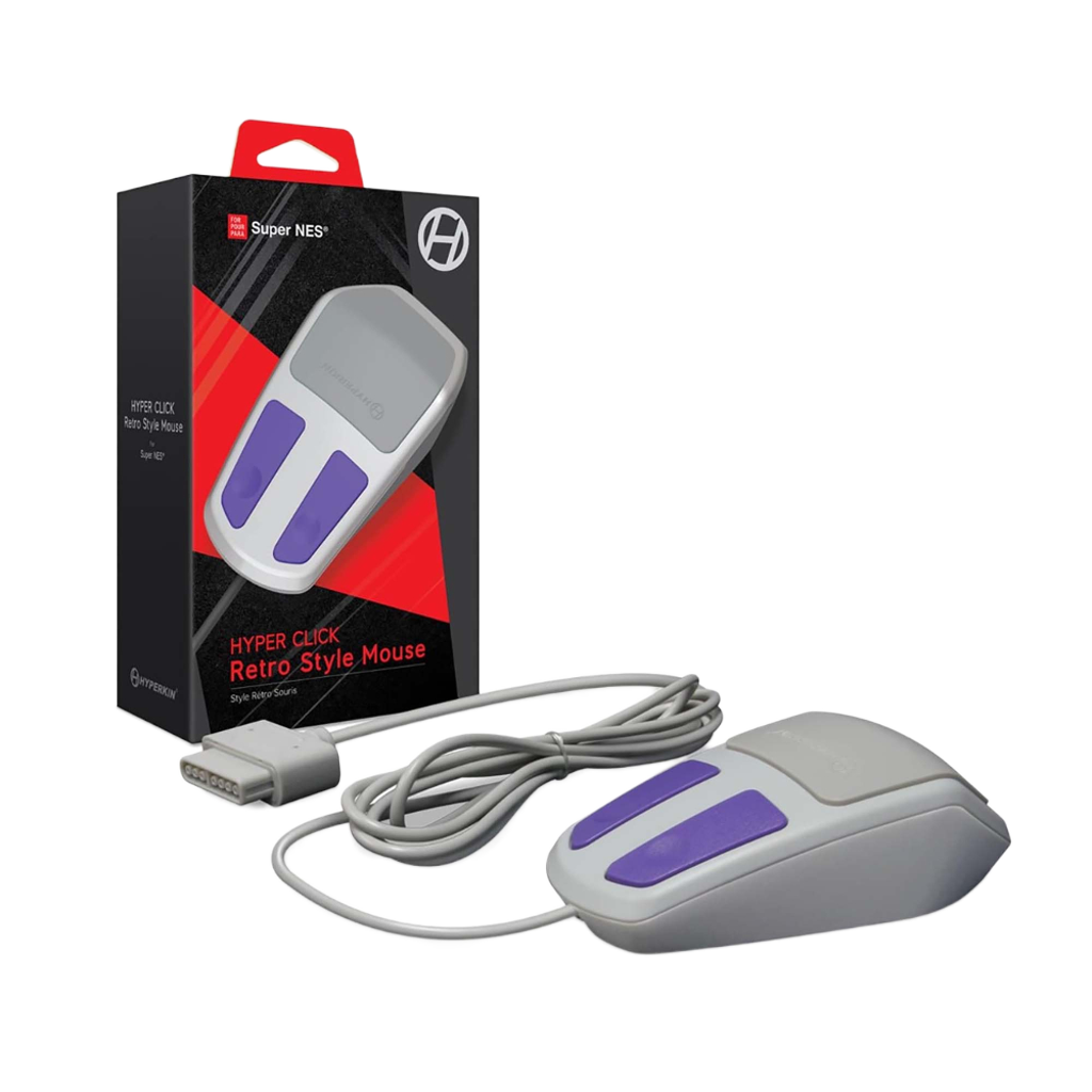 Hyperkin『Hyper Click Retro Style Mouse for Super NES』レトロデザイン有線マウス