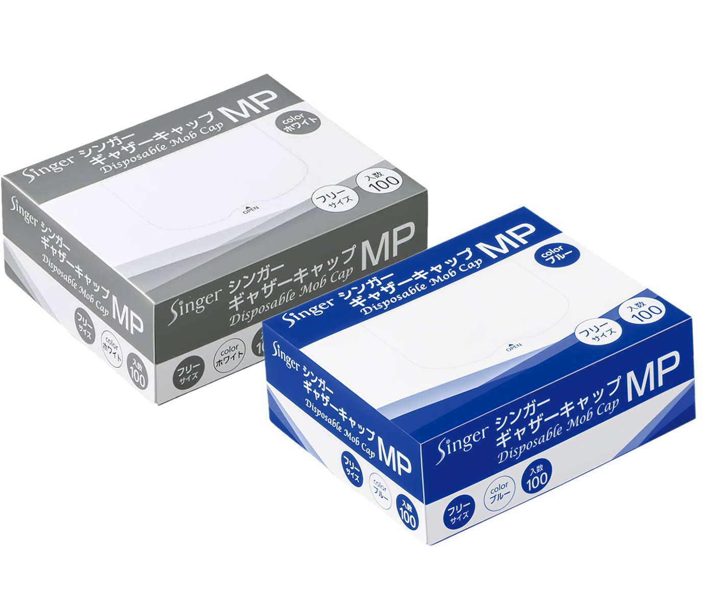 シンガーギャザーキャップＭＰ（ホワイト/ブルー）