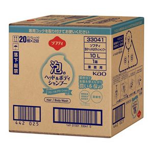 花王ｿﾌﾃｨ 泡のﾍｯﾄﾞ&ﾎﾞﾃﾞｨｼｬﾝﾌﾟｰ 10L