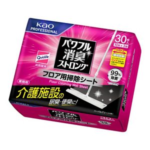 花王ﾊﾟﾜﾌﾙ消臭ｽﾄﾛﾝｸﾞ ﾌﾛｱ用掃除ｼｰﾄ 30枚