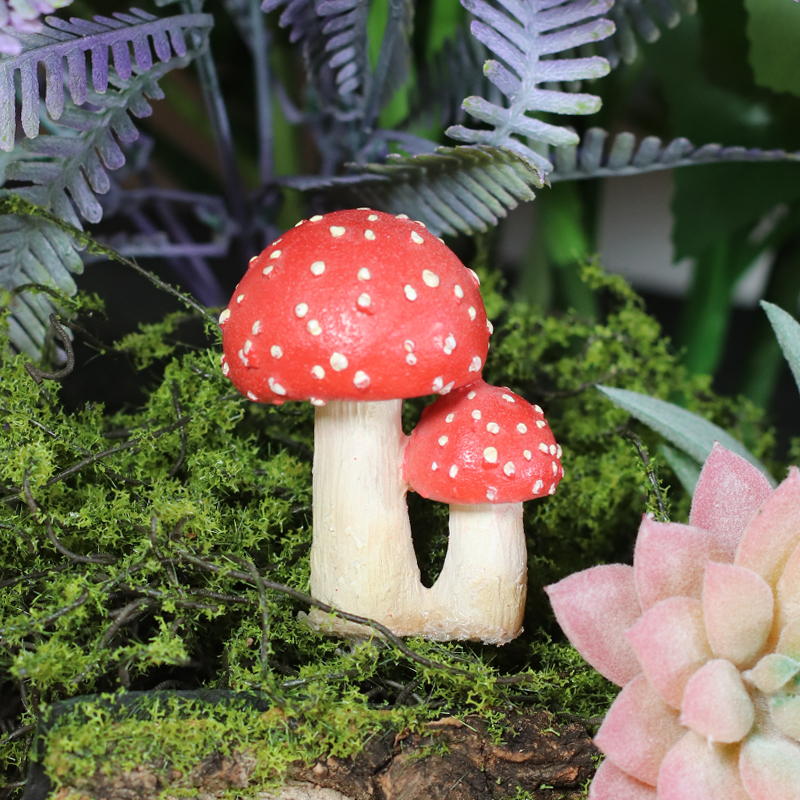 赤いキノコのピック