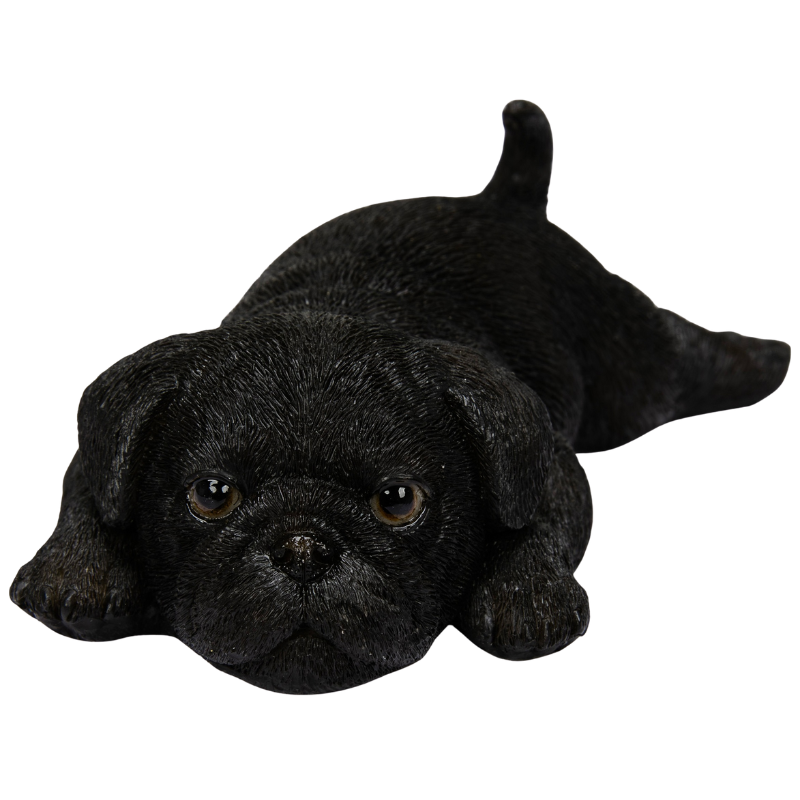 うつぶせパグ　ブラックマ グネット