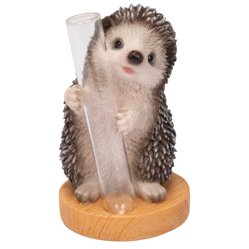 ハリネズミ 一輪挿し