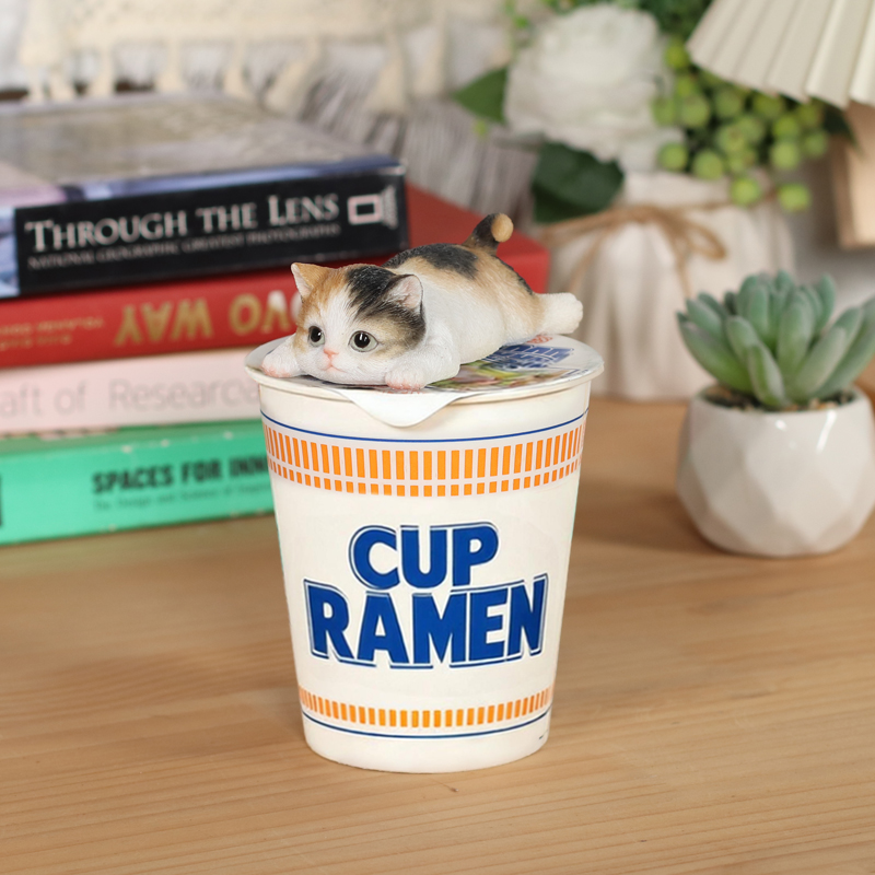 うつぶせマグネット 三毛猫