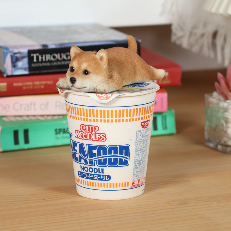 うつぶせ柴犬 マグネット