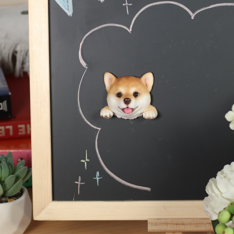 フェイスマグネット柴犬