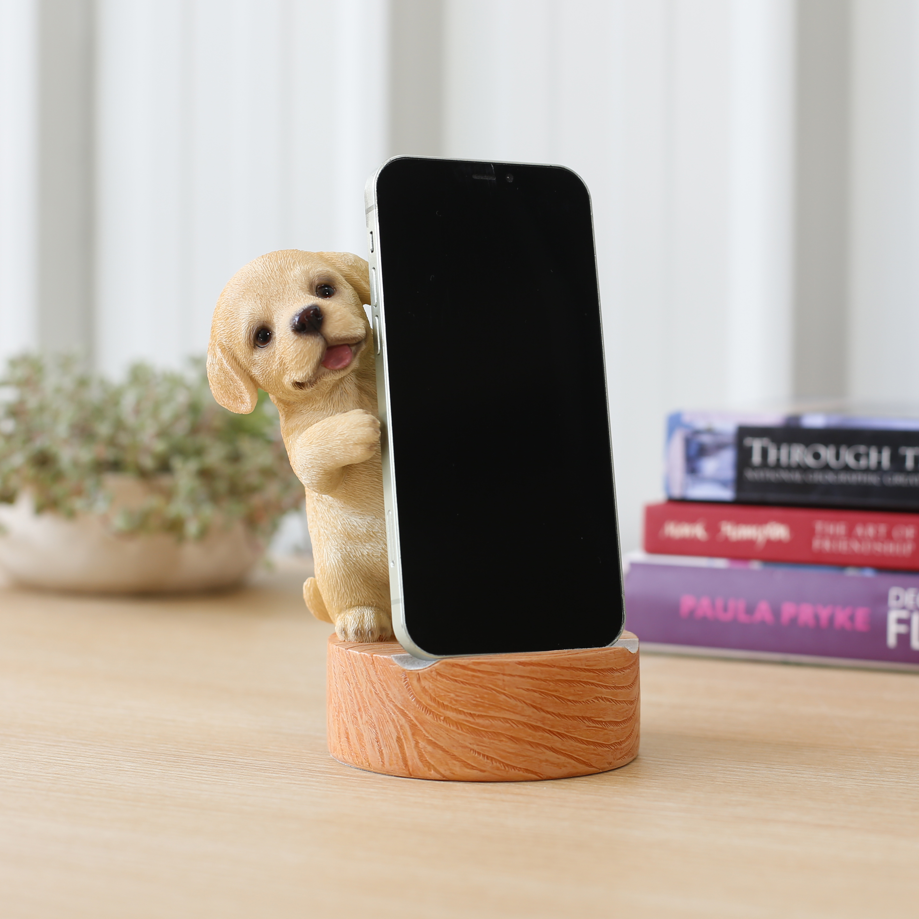 Dancingラブラドール・レトリバーのスマホスタンド