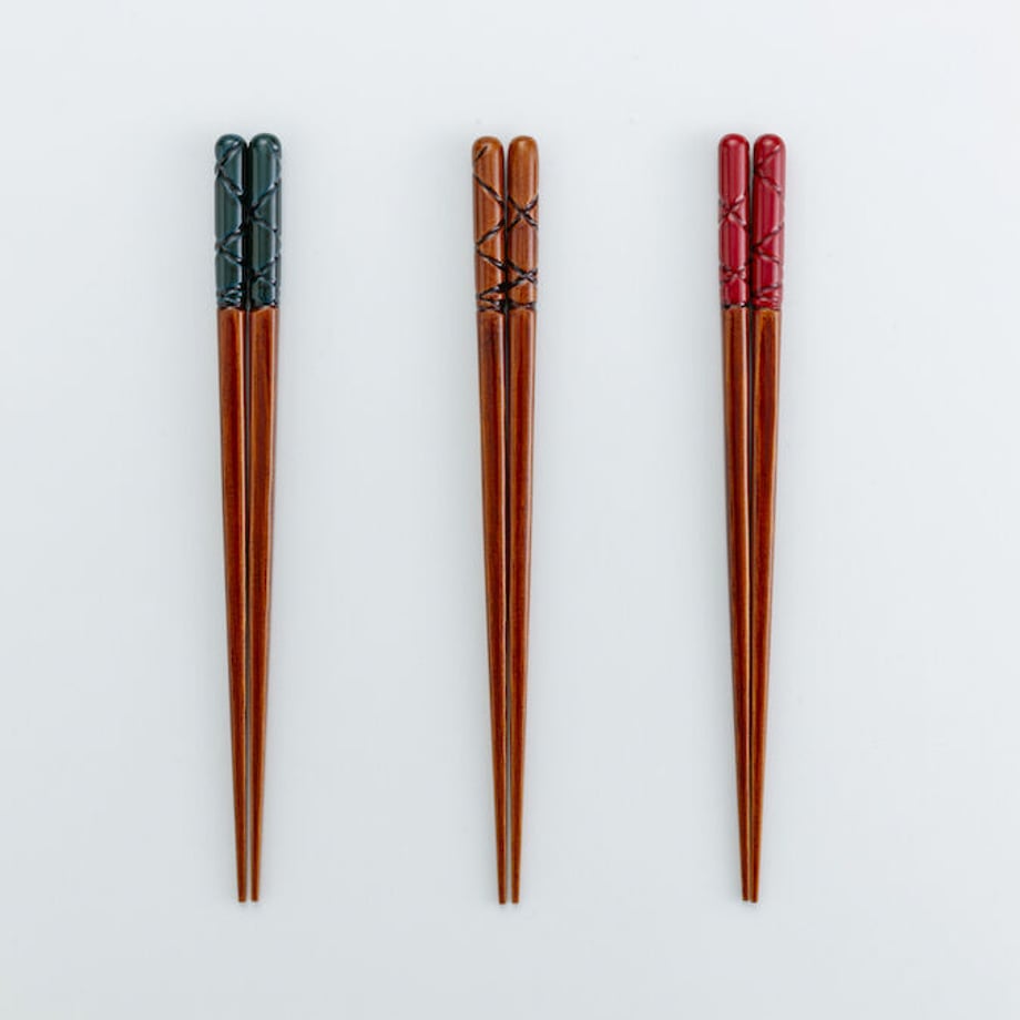 うるし竹箸-亀-