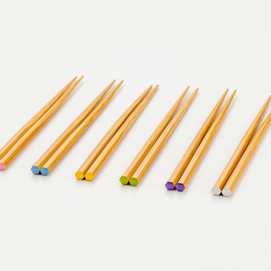 六角竹箸21cm