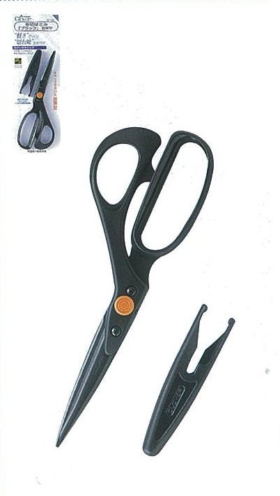 36-192 クロバー 布切はさみ　ブラック　携帯型 クローバー 布切り 裁ちばさみ 裁断