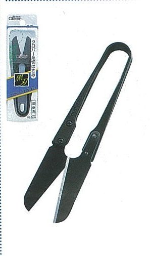 36-399 クロバー 糸切はさみ　ブラック　先丸 クローバー 握りはさみ ハサミ