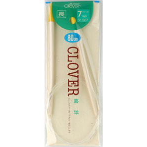 51-807 クロバー 輪針　長80cm　ジャンボ7mm クローバー