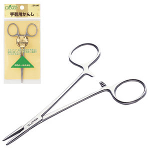 57-247 クロバー 手芸用かんし 鉗子 つまむ　和洋裁　手芸　裁縫　ぬいぐるみ　制作に クローバー