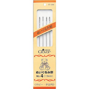 57-294 ぬいぐるみ針　No.4 クロバー