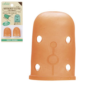 57-391 カラフル　ラバーシンブル　小　14mm クロバー