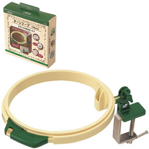 57-493 クロバー ターンフープ　18cm クローバー 刺しゅう 刺繍