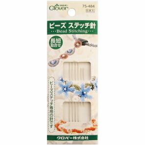 75-484 ビーズステッチ針　長短取合せ クロバー