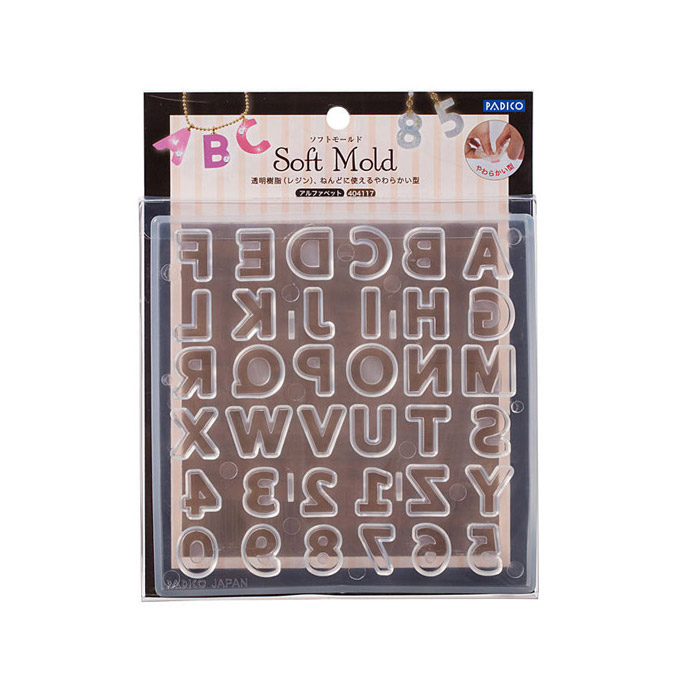 404117 ソフトモールド 「アルファベット」 ジュエルラビリンス [パジコ]