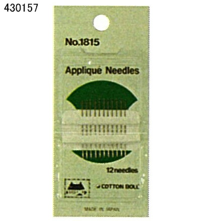 430157 コットンボール　CB アップリケ針　28.8mm　12本入