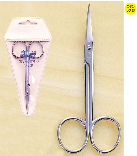 832 手芸鋏　刺しゅうはさみ(ソリ刃)　105mm