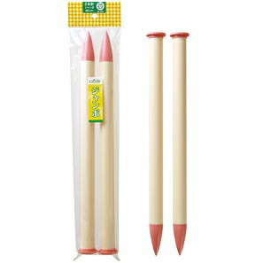 46-369 クロバー 2本針 ジャンボ・25 mm　[編み針　ジャンボ編み 毛糸] クローバー