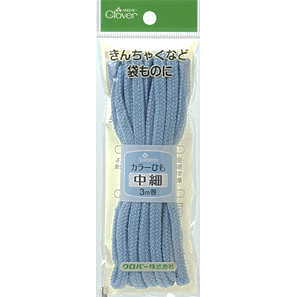 26-153 カラーひも(中細) 3m　ブルー クロバー