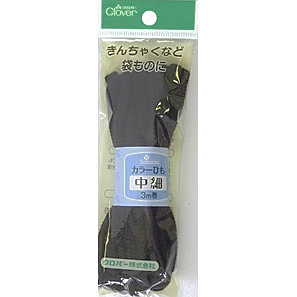 26-158 カラーひも(中細) 3m　黒 クロバー