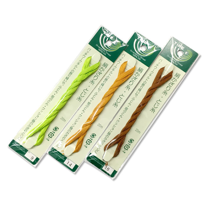 タイヤー絹かざり・とじ糸