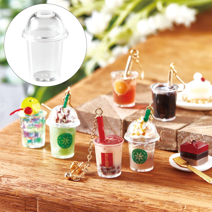 403275 パジコ ミニチュアアクリルアイテム(ドリンクカップ) レジンアクセサリーデコパーツ