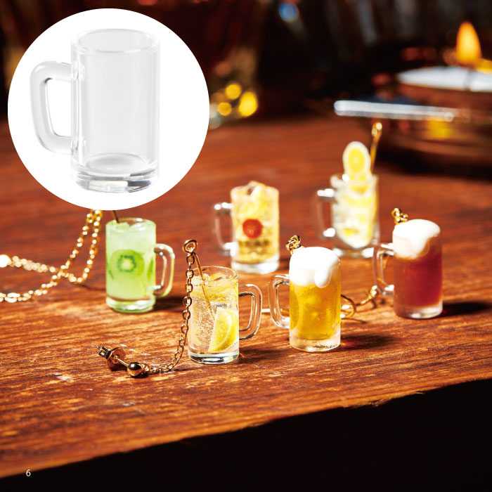 403276 パジコ ミニチュアアクリルアイテム(ジョッキ) レジンアクセサリーデコパーツ